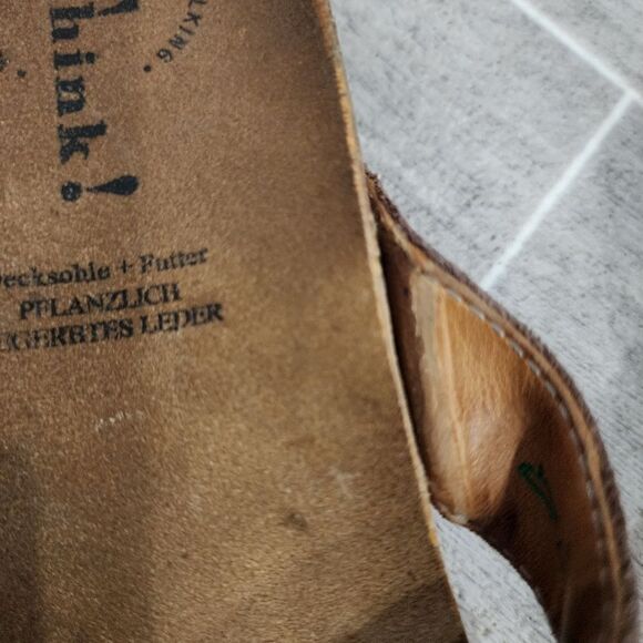 Think! Leather Sandals - Picture 11 of 16